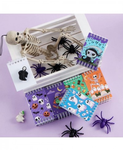 60 Pcs Halloween Notepad Set (6 Designs) Halloween Spooky Notepads for Kids Boys Girls Halloween Party Home School Supplies C...