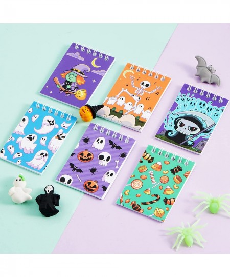 60 Pcs Halloween Notepad Set (6 Designs) Halloween Spooky Notepads for Kids Boys Girls Halloween Party Home School Supplies C...