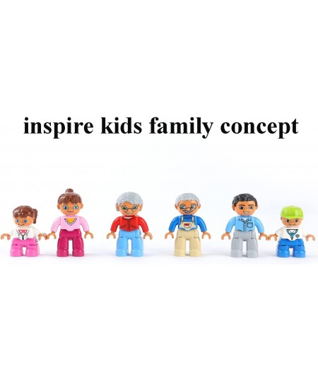 Kids Toys for 1 2 3 Year Old Boy Girl Preschool Toy Large Building Blocks Family Sets Toddler Toys Compatible with Duploed Ba...