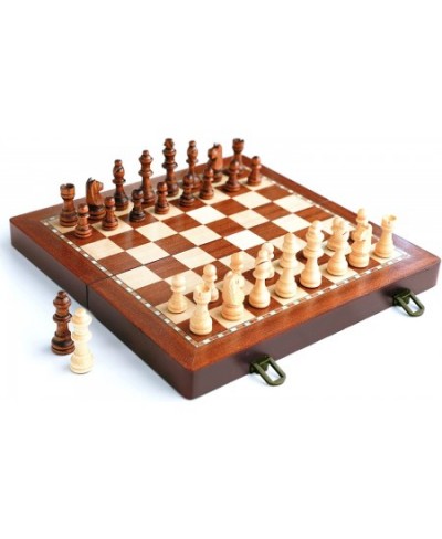 15" Magnetic Wooden Chess Set with Folding Chess Board & Staunton Chess Pieces 2 Extra Queens Portable(39x39cm) $66.63 - Boar...