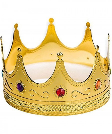 2 pcs Gold Royal King Plastic Crown Prince Costume Accessory $29.08 - Kids' Dress-Up Accessories