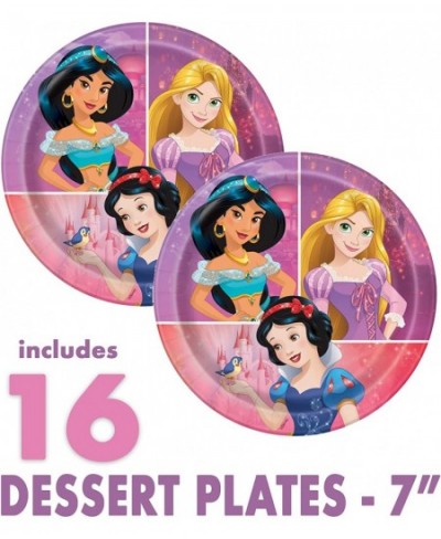 Disney Princess Party Supplies and Decorations for Princess Birthday Party Theme Serves 16 Guests and Includes Tableware and ...