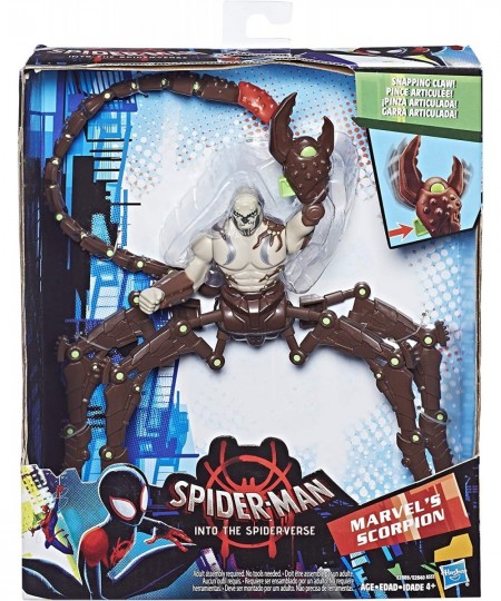 Spider-Man: Into The Spider-Verse Marvel's Scorpion 6"-Scale Villain Action Figure Toy $48.66 - Action Figures