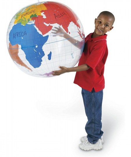 Inflatable Labeling Globe - Geography Class Supplies for Kids Inflatable Earth Classroom Science Supplies $39.38 - Geographic...