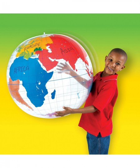 Inflatable Labeling Globe - Geography Class Supplies for Kids Inflatable Earth Classroom Science Supplies $39.38 - Geographic...