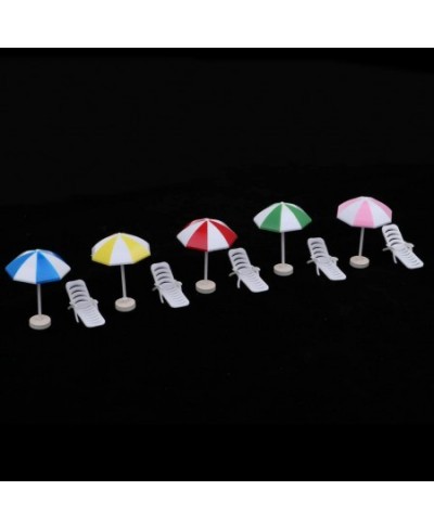 5 Set Mini Beach Umbrella Set for Dollhouse Yard Garden Swimming Pool Accessories and Furniture DIY Diorama Decor $16.69 - Do...