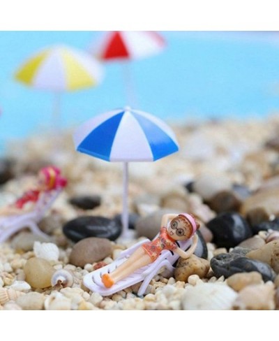 5 Set Mini Beach Umbrella Set for Dollhouse Yard Garden Swimming Pool Accessories and Furniture DIY Diorama Decor $16.69 - Do...