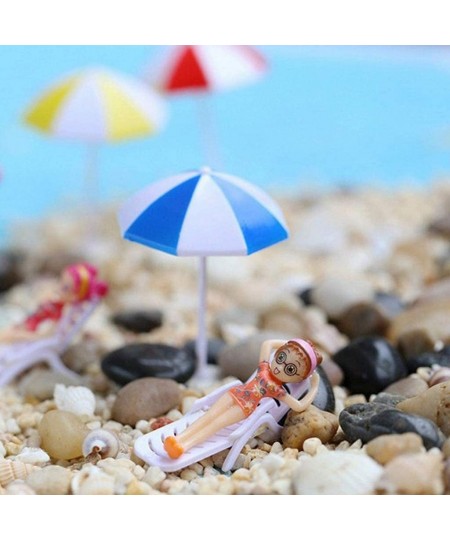 5 Set Mini Beach Umbrella Set for Dollhouse Yard Garden Swimming Pool Accessories and Furniture DIY Diorama Decor $16.69 - Do...