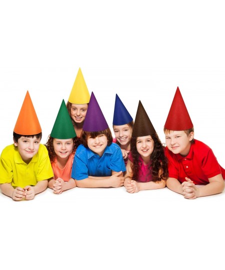 Gnome Hats for Kids Dwarf Hats for Adult Gnome Cone Colorful Birthday Elf Hat for Kids Theme Party Supplies() $37.93 - Kids' ...