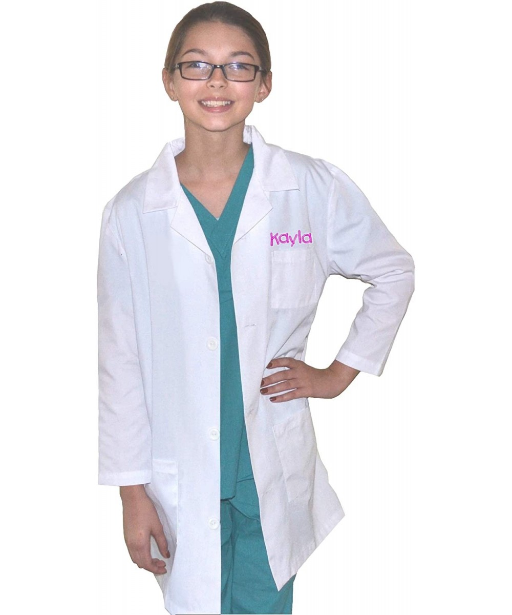 Custom Kids Lab Coat Includes Embroidered Name $36.99 - Kids' Costumes