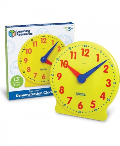 Big Time Learning Clock Analog Clock Homeschool 12 Hour Basic Math Development Ages 5+ $34.14 - Early Development & Activity ...