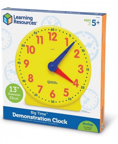 Big Time Learning Clock Analog Clock Homeschool 12 Hour Basic Math Development Ages 5+ $34.14 - Early Development & Activity ...