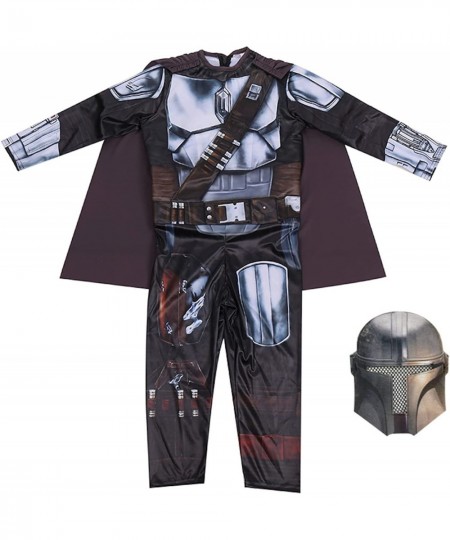 Halloween Costume for Kids Mandalorian Costume Boys Cosplay Dress up Holiday Party Jumpsuit $51.32 - Kids' Costumes