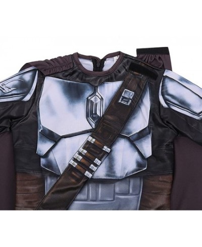 Halloween Costume for Kids Mandalorian Costume Boys Cosplay Dress up Holiday Party Jumpsuit $51.32 - Kids' Costumes