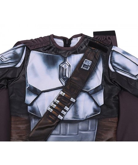 Halloween Costume for Kids Mandalorian Costume Boys Cosplay Dress up Holiday Party Jumpsuit $51.32 - Kids' Costumes