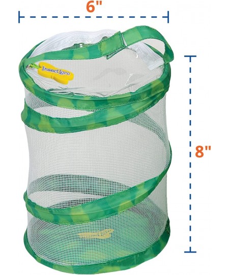 - Mini Butterfly Habitat Insect Mesh Cage Pop Up Port A Bug Terrarium 6" x 8" Tall (Pack of 4) $36.52 - Habitat Science Kits