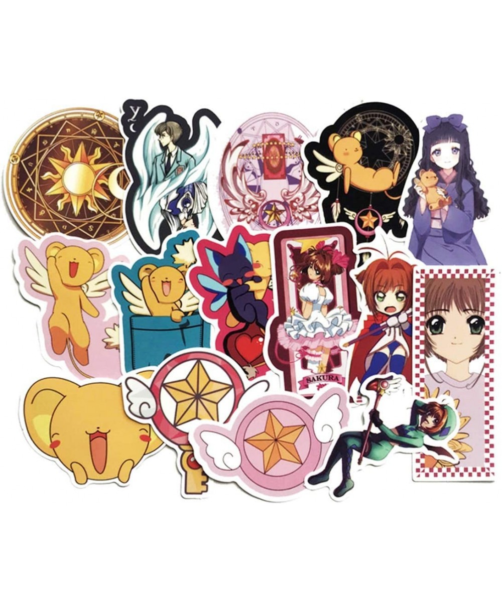 Card Captor Sakura Stickers 15pcs Cool Anime Decals for Laptops Water Bottles Toys and Gifts Cars Stickers Cartoon Anime Aest...