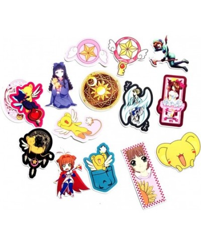 Card Captor Sakura Stickers 15pcs Cool Anime Decals for Laptops Water Bottles Toys and Gifts Cars Stickers Cartoon Anime Aest...