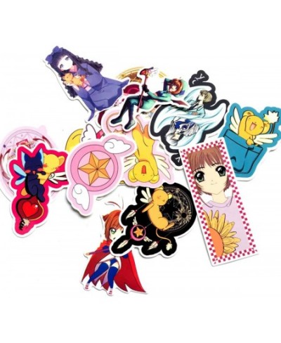 Card Captor Sakura Stickers 15pcs Cool Anime Decals for Laptops Water Bottles Toys and Gifts Cars Stickers Cartoon Anime Aest...