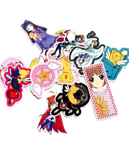 Card Captor Sakura Stickers 15pcs Cool Anime Decals for Laptops Water Bottles Toys and Gifts Cars Stickers Cartoon Anime Aest...