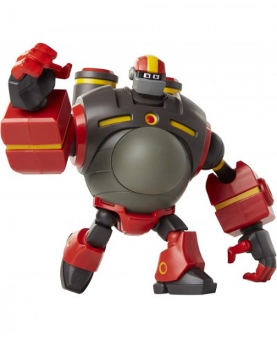 Mega Man: Fully Charged – Deluxe Guts Man Articulated Action Figure with Expanding Belly and Guts Man Buster Accessory (to sw...