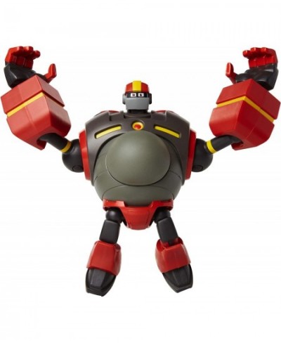 Mega Man: Fully Charged – Deluxe Guts Man Articulated Action Figure with Expanding Belly and Guts Man Buster Accessory (to sw...