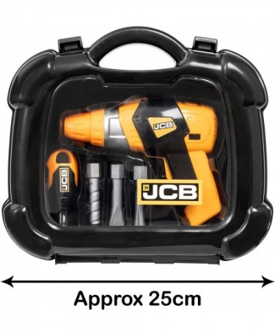 JCB Tool Case & Tools Carry Case With Battery Operated Drill $74.54 - Toy Construction Tools