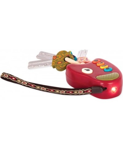 B. toys – FunKeys Toy – Funky Toy Keys for Toddlers and Babies – Toy Car Keys and Red remote with Light and Sounds – Non-Toxi...