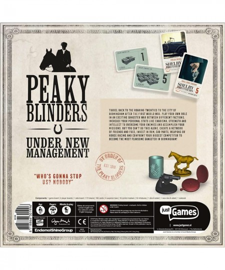 Peaky Blinders Under New Management Board Game | Strategy Board Game for Adults and Teens Based on The Hit TV Series | Ages 1...