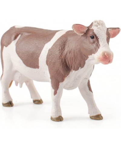 Realistic Cow Figurine Bull Toys for Toddlers Durable Simmental Cows Holstein Cow Figures for Kids Collection Birthday 3 4 5 ...