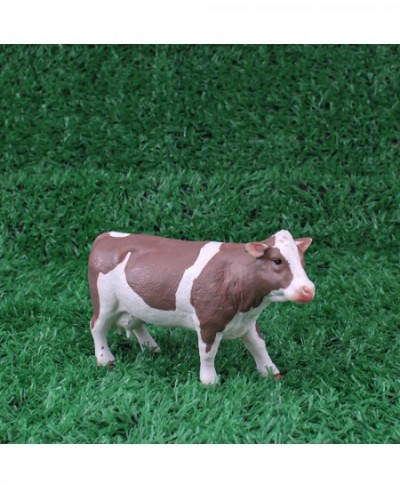 Realistic Cow Figurine Bull Toys for Toddlers Durable Simmental Cows Holstein Cow Figures for Kids Collection Birthday 3 4 5 ...