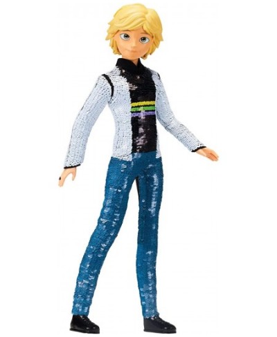 Fashion Flip Adrien to Cat Noir 10.5” Action Doll with Sequins $25.83 - Dolls