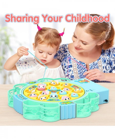 Rotating Fishing Game Toys with Music for Kids-Funny Gifts for Birthday $18.32 - Early Development & Activity Toys