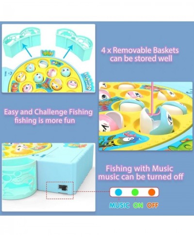 Rotating Fishing Game Toys with Music for Kids-Funny Gifts for Birthday $18.32 - Early Development & Activity Toys