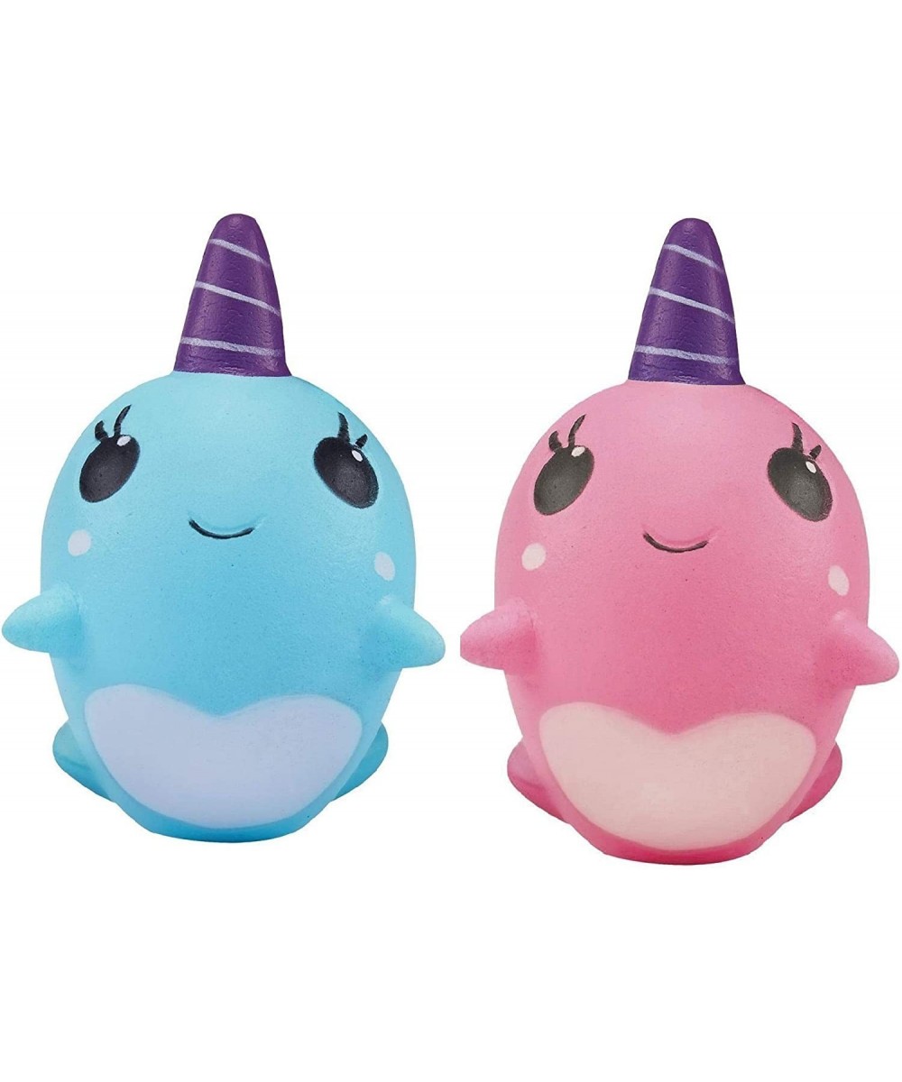 2PCS Squishies Slow Rising Narwhal Kawaii Unicorn Soft Cream Scented Toy $21.84 - Miniature Novelty Toys