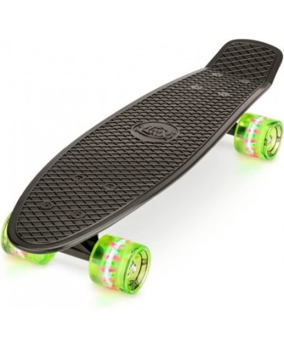 Kid's Complete Retro Plastic Skateboard with LED Light Up Wheels $85.15 - Kids' Outdoor Furniture