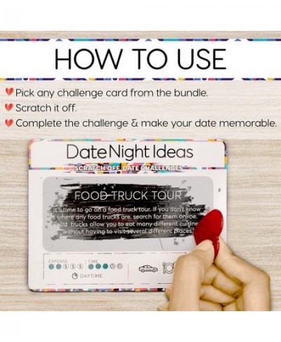 Date Night Game Ideas for Couples – Fun and Exciting Date Night Plans – Fun Games for Anniversaries - Valentines Box Kit with...