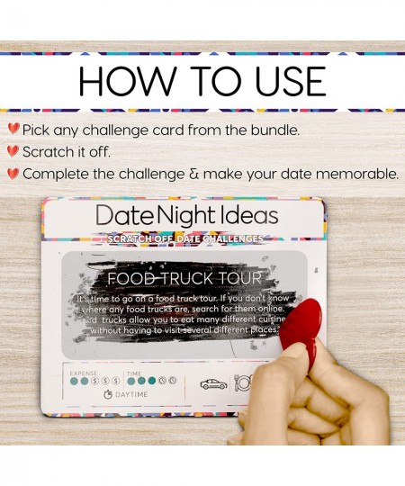 Date Night Game Ideas for Couples – Fun and Exciting Date Night Plans – Fun Games for Anniversaries - Valentines Box Kit with...