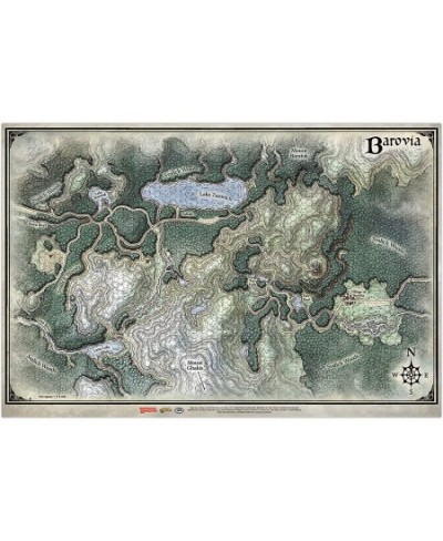 D&D: Curse of Strahd: Barovia 3 Map Set - GF9's Official Dungeons & Dragons Tapletop Maps Multicoloured (GF972803) $67.73 - B...