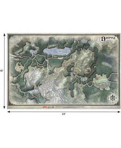 D&D: Curse of Strahd: Barovia 3 Map Set - GF9's Official Dungeons & Dragons Tapletop Maps Multicoloured (GF972803) $67.73 - B...