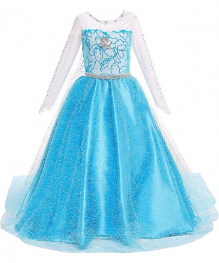 Princess Costume Birthday Party Dress Up for Little Girls with Wig Crown Wand Gloves Accessories 3-10 Years $42.13 - Kids' Co...