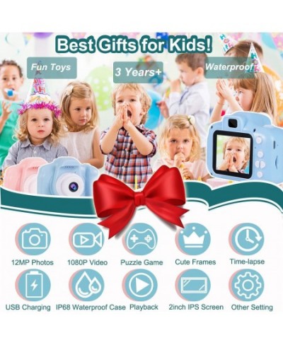 Kids Camera Waterproof for Kids Girls Age 3-8 Birthday Gifts 1080P Video Recorder Kids Digital Camera Toddler Toys for 3 4 5 ...