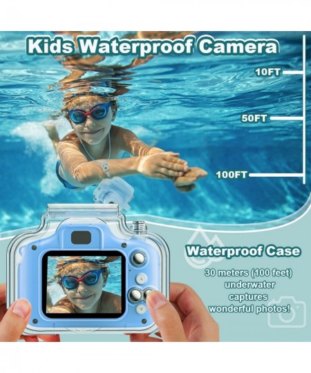 Kids Camera Waterproof for Kids Girls Age 3-8 Birthday Gifts 1080P Video Recorder Kids Digital Camera Toddler Toys for 3 4 5 ...