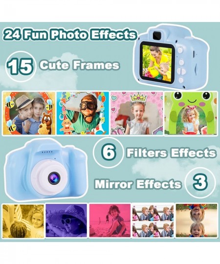 Kids Camera Waterproof for Kids Girls Age 3-8 Birthday Gifts 1080P Video Recorder Kids Digital Camera Toddler Toys for 3 4 5 ...