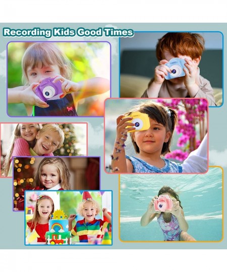 Kids Camera Waterproof for Kids Girls Age 3-8 Birthday Gifts 1080P Video Recorder Kids Digital Camera Toddler Toys for 3 4 5 ...