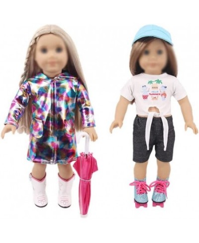 Fashion Doll Clothes Accessories Play Set for 18 inch Dolls Include Backpack Umbrella Outfit Bikini Shoes Sunglasses (No Doll...