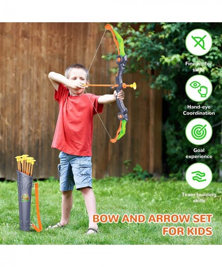 Bow and Arrow Toys with LED Light Up Archery Birthday Gift for Boys 5 6 7 8 9 10 11 12 year old Christmas Indoor Outdoor Acti...