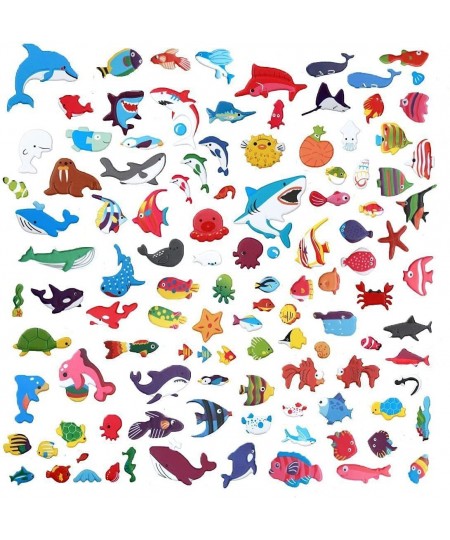 Ocean Fish Sticker 6 Different Sheets Kids Stickers 3D Puffy Sticker Stickers for Boys Girls Teachers Birthday Gift Party Sup...