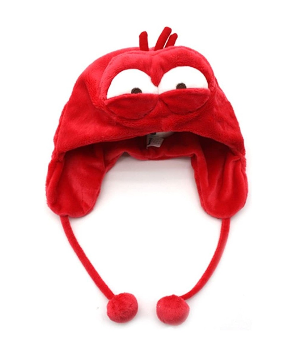 Cartoon Larva red Doll Figure Hat Cap Earmuffs Pretend Play Costume Incredible Comic Show Larva $27.77 - Kids' Dress-Up Acces...