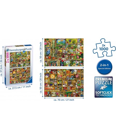 Colin Thompson 2X 1000 Piece Jigsaw Puzzles for Adults & Kids Age 14 Up [Amazon Exclusive] $67.24 - Board Games